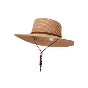 Women's Paper Braid Gambler Crown Hat