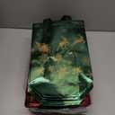 STYPOP 16 Pack 10" Christmas Gift Bags Medium Size with Tissue Paper, Reusable Non-Woven Christmas Tote Bags with Handles, Perfect for Holiday Gift Wrap/ Party Favor Supplies, 10.2" × 8.3" × 4"