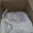 Great Bay Home Full/Queen Quilt Bedding Set, 3-Piece Lightweight Summer Channel Stitch Quilt Set with Shams, Ultra Soft Cream Bedspreads, Quilted Bedding Coverlets for All Seasons (02 - Basketweave Whisper White)