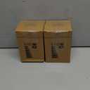 Lxcom Lighting Decorative Light Bulb, G95 Vintage Globe Led Dimmable Hearts Edison Bulb,4W(40W Equivalent),2300K Warm Yellow, E26/E27 Base, Amber Glass, Pack of 2