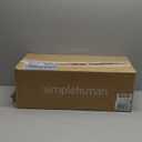 simplehuman Toilet Plunger and Caddy Stainless Steel, Black