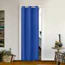 MYSKY HOME Blue Closet Door Curtains 72 Inch Blackout Curtains for Living Room Grommet Thermal Insulated Room Darkening Window Drapes for Bedroom Doorway, 1 Curtain Panel, 42 x 72 Inch, Royal Blue