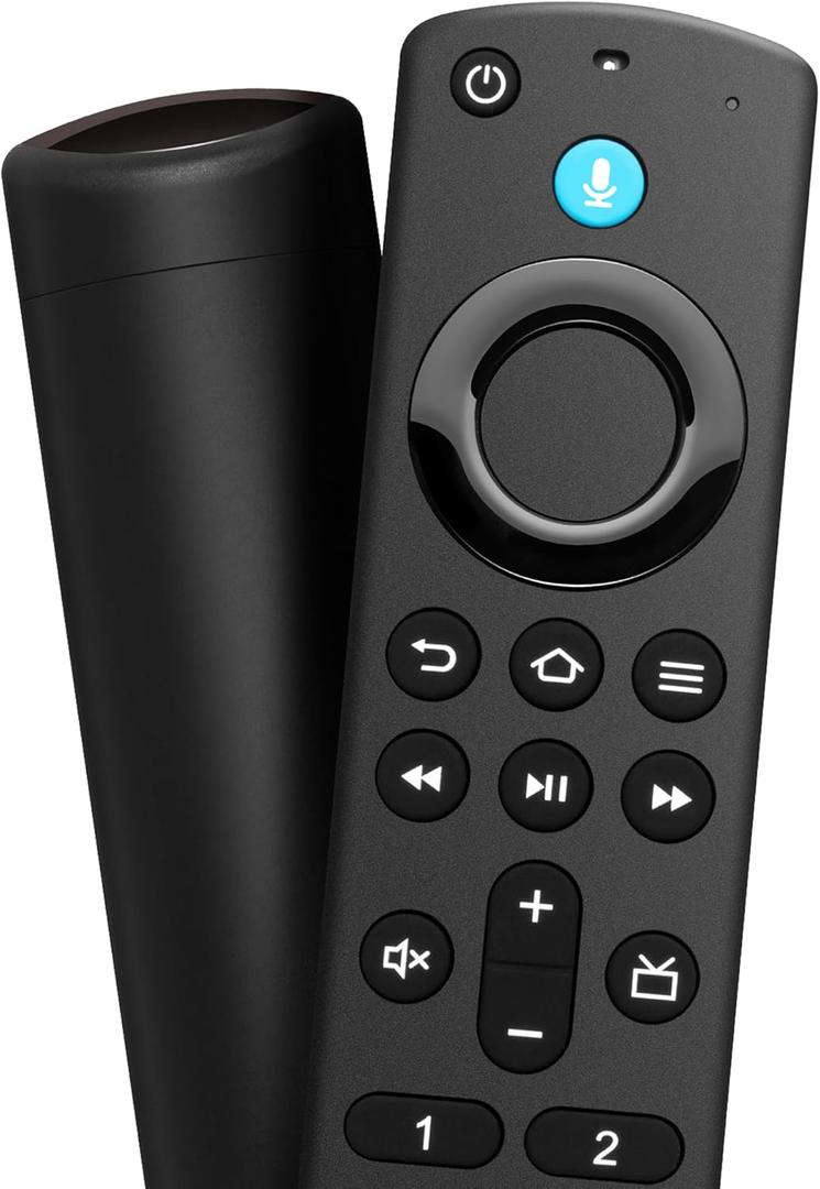 Replacement Voice Remote Fit for All Series TV Cube/Stick, Compatible with Stick 4K Max/4K (1st/2nd Gen), Stick (2nd/3rd Gen)/Lite/HD, and for All Insignia-Toshiba-Pioneer-Smart-TVs