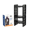 Deluxe School Locker Organizer with 3 Adjustable Shelves - Fits Lockers from 8.75" and 12.5" Wide