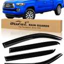 4PCS Rain Guards for Tacoma 2024-2026 Double Cab Window Visor