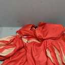 Halloween Men Costume Outfits Red Cloak Top Robe Cape Glove Belt Oversleeve Halloween Cosplay Fancy Dress, Large