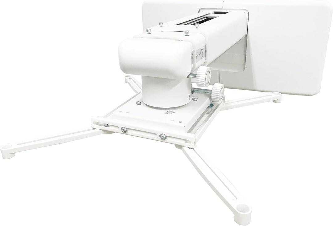 Universal Ultra Short Throw Projector Wall Mount Fully Adjustable: 16"-32" & Roll, Pitch, Yaw All at : 5 Degrees