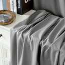 YoungsTex Light Grey Velvet Blackout Curtains 84 Inch Length 2 Panels for Bedroom, Thermal Insulated Drapes with Grommet Room Darkening Privacy for Living Room, 52 X 84 Inch