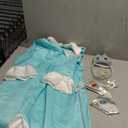 BLOOMIRO Princess Costume For Girls Halloween Cosplay Dress With Crown Earrings Princess Dress Kids 8-10Y