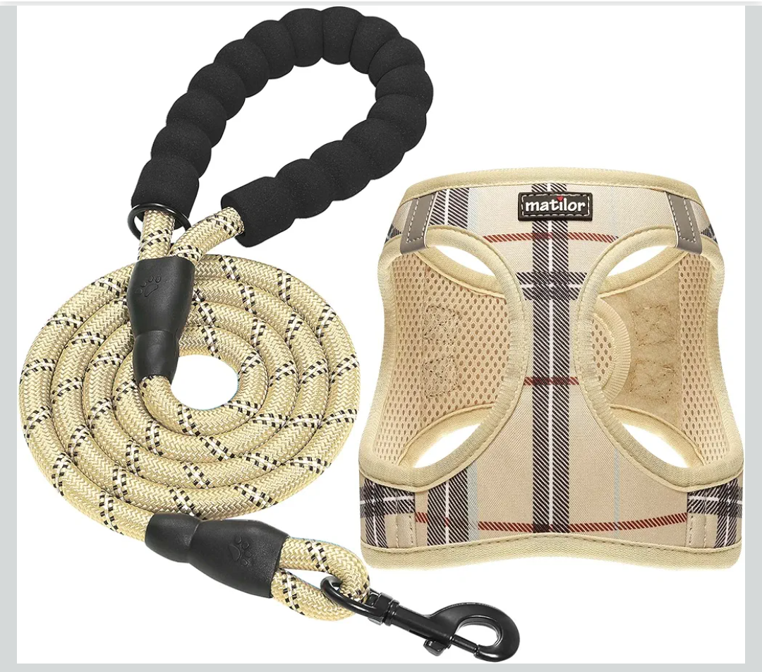 Dog Harness Step-in Breathable Puppy Cat Dog Vest Harnesses for Small Medium Dogs