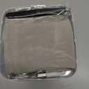 Compact Mirror with LED Light,1x/10x Magnifying Rechargeable Mirror,3.5in, Dimmable Travel Mirror for Purse,Pocket,Handheld 2-Sided Makeup Mirror (White)