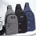 Shoulder Backpack Messenger Bag Adjustable Portable Men's Outdoor Hiking Sports Chest Bag
