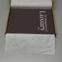 Aesthetic Decorative Books -Set of 3 Minimalist Linen Hardcover Faux/Fake Books for Coffee Table Home Decor Living Room Decoration, Photo Storage or as a Keepsake Box(Black-gray-beige-luxury)