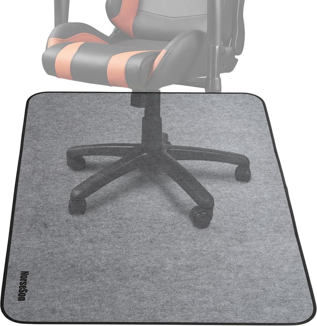 Chair Mat for Carpet, Multi-Surface Grip, Gray, 48" x 36"