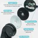 NEOGET Car Horn Kit for BMW 12V Loud Waterproof Auto Horn, High Low Dual Tone 126 Decibel, Replacement for BMW