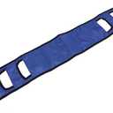 Padded Patient Transfer Sling Gait Belt, Breathable Lift Aid for Elderly and Disabled, Mobility Assistance Belt (Blue)