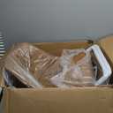 COLAMY Bar Stools Set of 4, Swivel BarStools with Back, Counter Height Bar Stools with Thick Padded Seat, Modern Upholstered, Metal Bar Chairs for Kitchen Island, Dining Room, Brown, 2 Pack