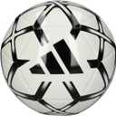 adidas Starlancer Club Soccer Ball (5, White/Black)