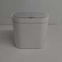 ELPHECO 2.5 Gallon Bathroom Trash Can with Lid, Slim Motion Sensor Garbage Can, Automatic Waste Bin, Small Narrow Trash Can for Bathroom, Bedroom, Office, Kitchen  White