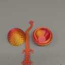 3D Printed Dragon with Surprise Egg,Surprise Dinosaur Eggs Fidget Toys for Kids, Birthdays, Halloween Christmas Decorations Gifts Indoor Outdoor for Girls Boys (Red)