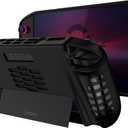 Protective Case for Legion Go 2 2025 - TPU Cover with Fixed Kickstand & Cooling Vents, Compatible with Lenovo Legion Go 2 Handheld (Matte Black)