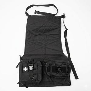 Tactical Car Seat Back Molle Panel Organizer with 3 Detachable Storage bags Universal