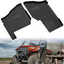 SAUTVS TPE Floor Mats for Ranger XP 1000 18-25, Front Row Floor Liners All Weather Protection Slush Mat Liners for Polaris Ranger 1000 / XP Crew 2018-2025 Accessories (2PCS #2882780)