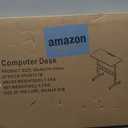 Standing Desk Adjustable Height, Mobile Stand Up Desks with Wheels Small Computer Desks Rolling Desk, Portable Laptop Desks Rustic Standing Table Sit Stand Home Office Desks 16"x31.5" Height 27"-43.5"