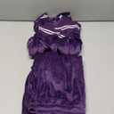 Totatuit Womens 2 Piece Velour Sweatsuit Sets Long Sleeve Zip Up Sweatshirt Sweatpants Tracksuits Sets with Pocket, L