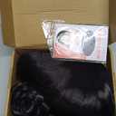 Short Black Purple Wig with 2 Buns for Women, Cosplay Wigs with Bangs Halloween Costume Party Synthetic Two-Bun Hair Style for Adults Women Men