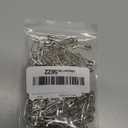 120 Pcs Curved Safety Pins, 2-1/4 Inch Steel Quilting Pins, Bent Sewing Pins for Basting, Knitting and Crafting, Secure Fabric Hold for Blanket and Garment Making