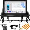 Radio for Mazda 6 2002-2008, 2+32GB 8Core Android Car Stereo 10.1" Touch Screen Built-in Car-Play Android Auto/GPS Navigation/SWC/ASP/AHD Camera