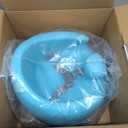 Nuby My Floor Seat - Portable Baby Chair with Soft Foam Cushion, Safety Harness, and High Back Design - 4+ Months - Aqua