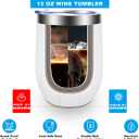 LONGXIN Sabrina Merch Wine Tumbler Cup Singer Merchandise 12 oz Stainless Steel Coffee Wine Tumbler Cup with Lid for Women, Girls, Singer Fans, Music Lovers