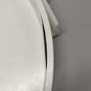 Round Ottoman Tray 25 inch White for Coffee Table Extra Large, White