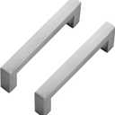 Ravinte 25 Pack Brushed Nickel Kitchen Cabinet Handles 4 Inch Cabinet Pulls Square Kitchen Hardware for Cabinet Drawer Pulls Drawer Handles Come with Screwdriver