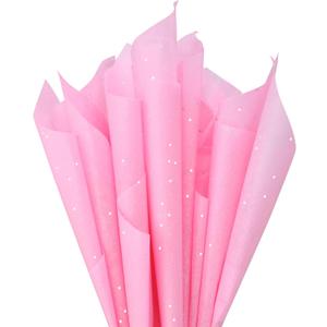 SUNCOLOR Glitter Pink Tissue Paper for Valentines Day, 20 x 14 inches, 120 Sheets, for Gift Wrapping and Crafts
