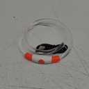 Colaseeme LED Dog Collar, Light Up Dog Collar 1 Count USB Rechargeable TPU Glow Safety Dog Necklace Light, Dog Lights for Small Medium Large Dogs, Please Do Not Use Fast Charging (Orange)