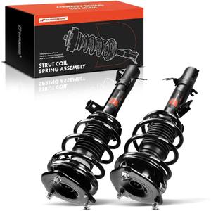 A-Premium Front Complete Strut & Coil Spring Assembly Compatible with Mini Cooper 2007-2015 [L4 1.6L] w/o Sports Package & Electronic Adjustable Suspension, 2-PC Set