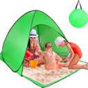 Pop Up Beach Tent, Anti UV Automatic Sun Shelter Umbrella, Portable Sun Shade Shelter for 2-3 People, Outdoor Instant Pop Up Beach Shade Tent with Carrying Bag