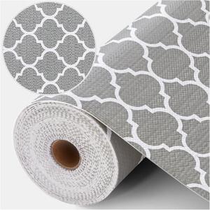Coavas Extra Grip Thickened Shelf and Drawer Liner - Non-Adhesive Non-Slip Waterproof Mats for Kitchen Cabinets, Drawers, Shelves, Dresser & Cupboard, Easy Cut DIY (Gray, 12IN x 20FT)