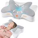 DONAMA Cervical Neck Pillow for Pain Relief, Odorless Contour Memory Foam Pillows with Cooling Pillowcase Cozy Sleeping, Orthopedic Ergonomic Bed Pillows for Side Back Stomach Sleepers