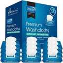 Inspire INSJWC50-CS12 Adult Wet Wipes Wash Cloths Extra Large for Incontinence & Cleansing, 8"x12", 600 Count, 12 Packs of 50