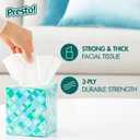 Amazon Brand - Presto! Ultra-Soft 3-Ply Premium Facial Tissues, Colorful Boxes, 1188 Count (18 Packs of 66)