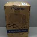 Huge Raffle Drum 18" x 12" Holds 10,000 Tickets, Thickened Large Raffle Ticket Spinner Box with Silent Bearings, Sealed Silicone Strip, Wooden Handle & Tripod for Large Events, Lottery, Voting