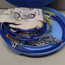 Snow Chains for Tesla Model Y, Auto-locking Cable Traction Tire Chain, Tesla Accessories 2023 2024, Set of 2