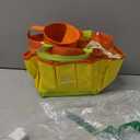 Gardening Set, Tool Kit, for Kids, STEM, Includes Tote Bag, Spade, Watering Can, Rake, Fork, Trowel and Gloves (Sunshine)