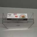 Oggi Fridge / Pantry Bin w/ Fingergrip Handle (12" x 5.75" x 3.5") (6-Inch Bin)