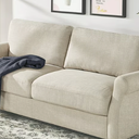 Love Seat Cushions Beige 19.5x33x3" 