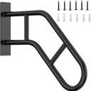 Handrails for Outdoor Steps 22.8" Stair Railing Indoor 1-3 Step, U-Shaped Safety Handrails for Kids, Elderly, Pregnant Women, Disabled (Upgraded U-Shaped handrail)